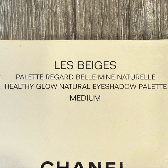 Chanel Les Beiges Healthy Glow Natural Eyeshadow Palette MEDIUM Brown Black - Picture 5 of 11